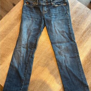 Abercrombie kids cropped stretch jeans 12